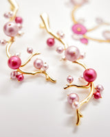 Shades of Pink Statement Danglers