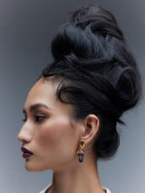 Iconic Sculpt Blue Earrings