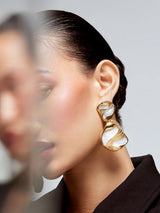 Pearl & Gold Earrings