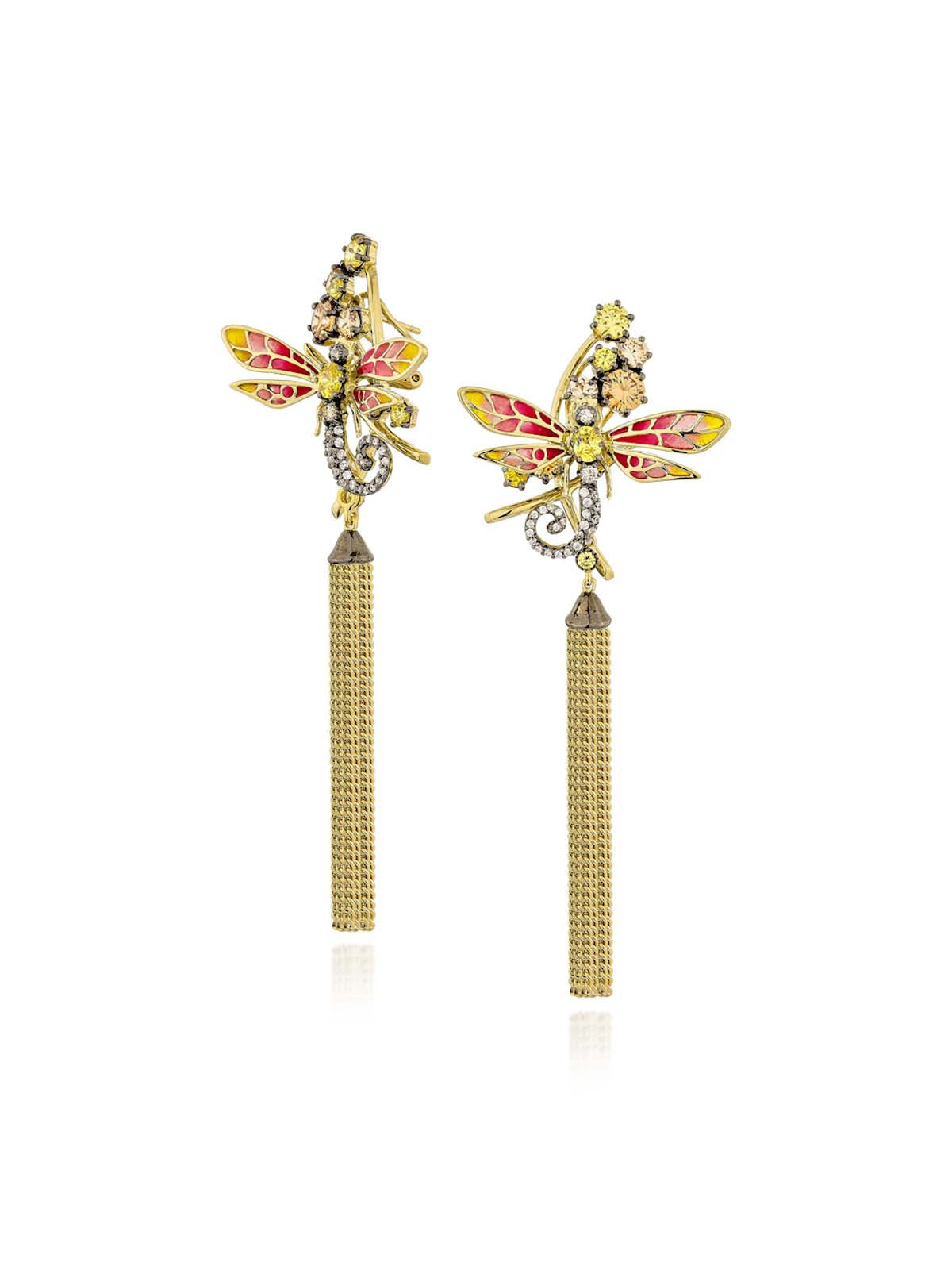Gossamer Wing Dangler Earrings