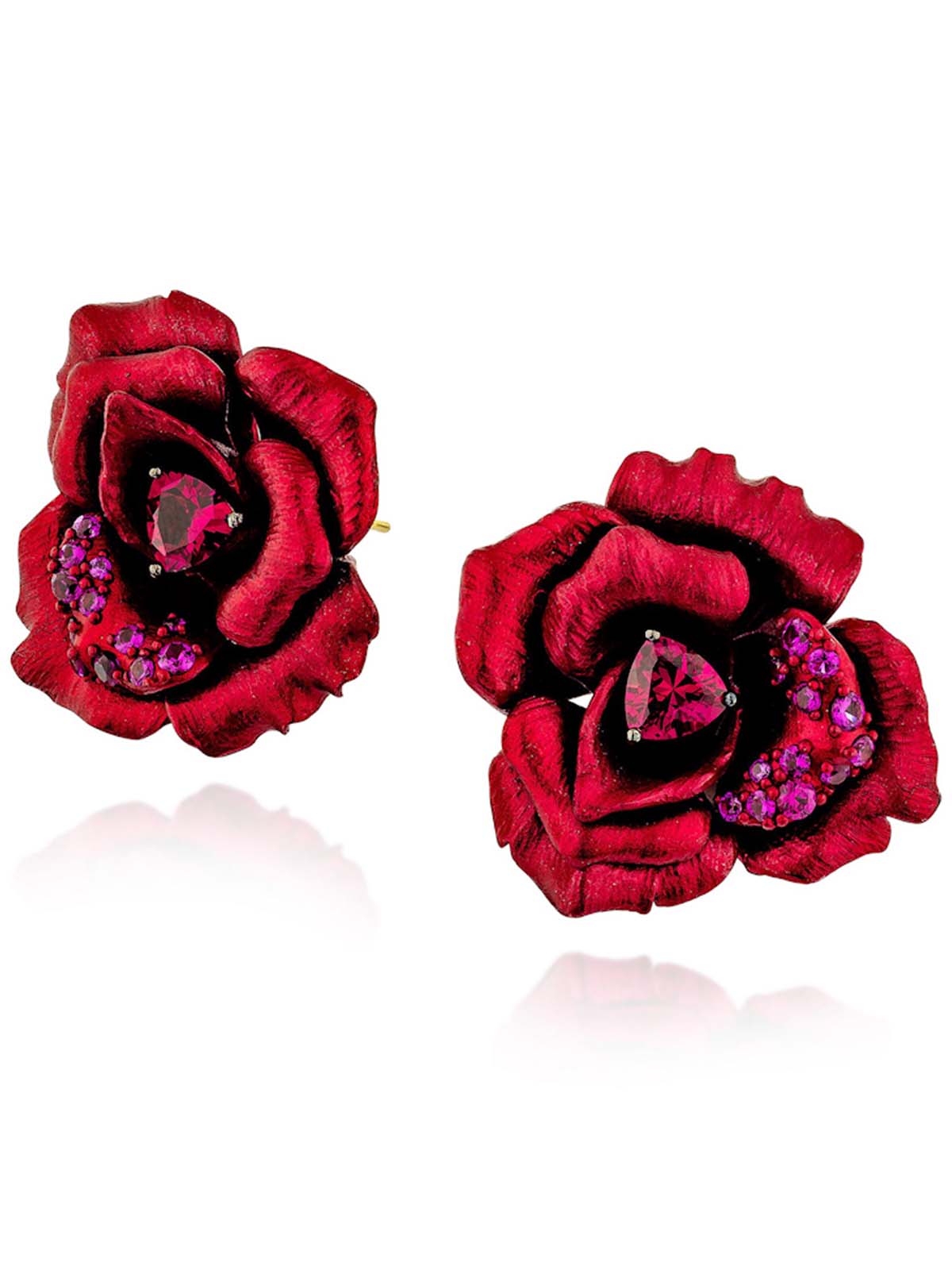 Enchanted Rosebud Stud Earrings