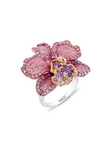 Orchid Whispers Cocktail Ring