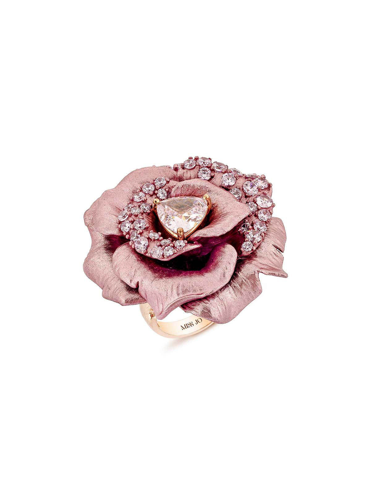 Vintage Rose Garden Cocktail Ring