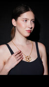 Aurum Roller Drop Pendant