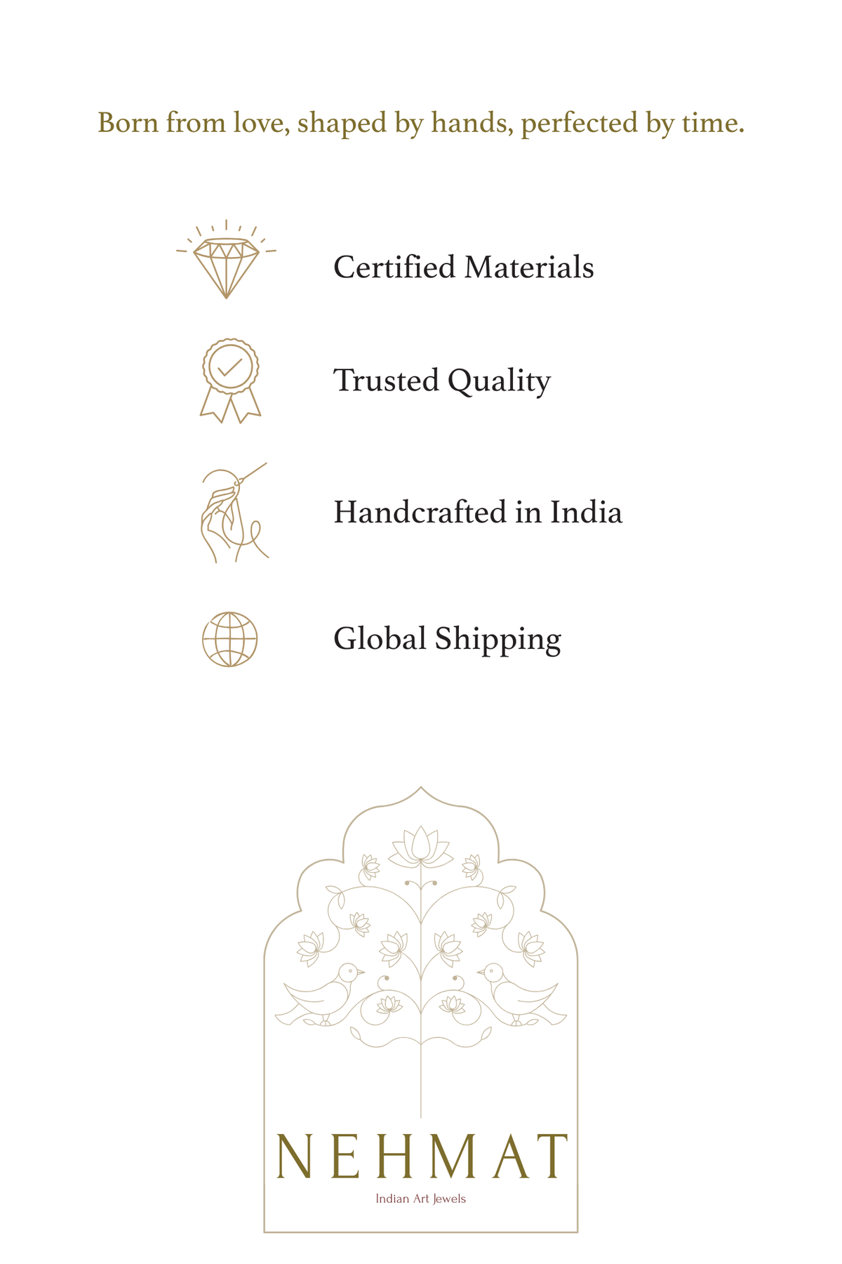 Rukmini Pacchi Kundan Armlet