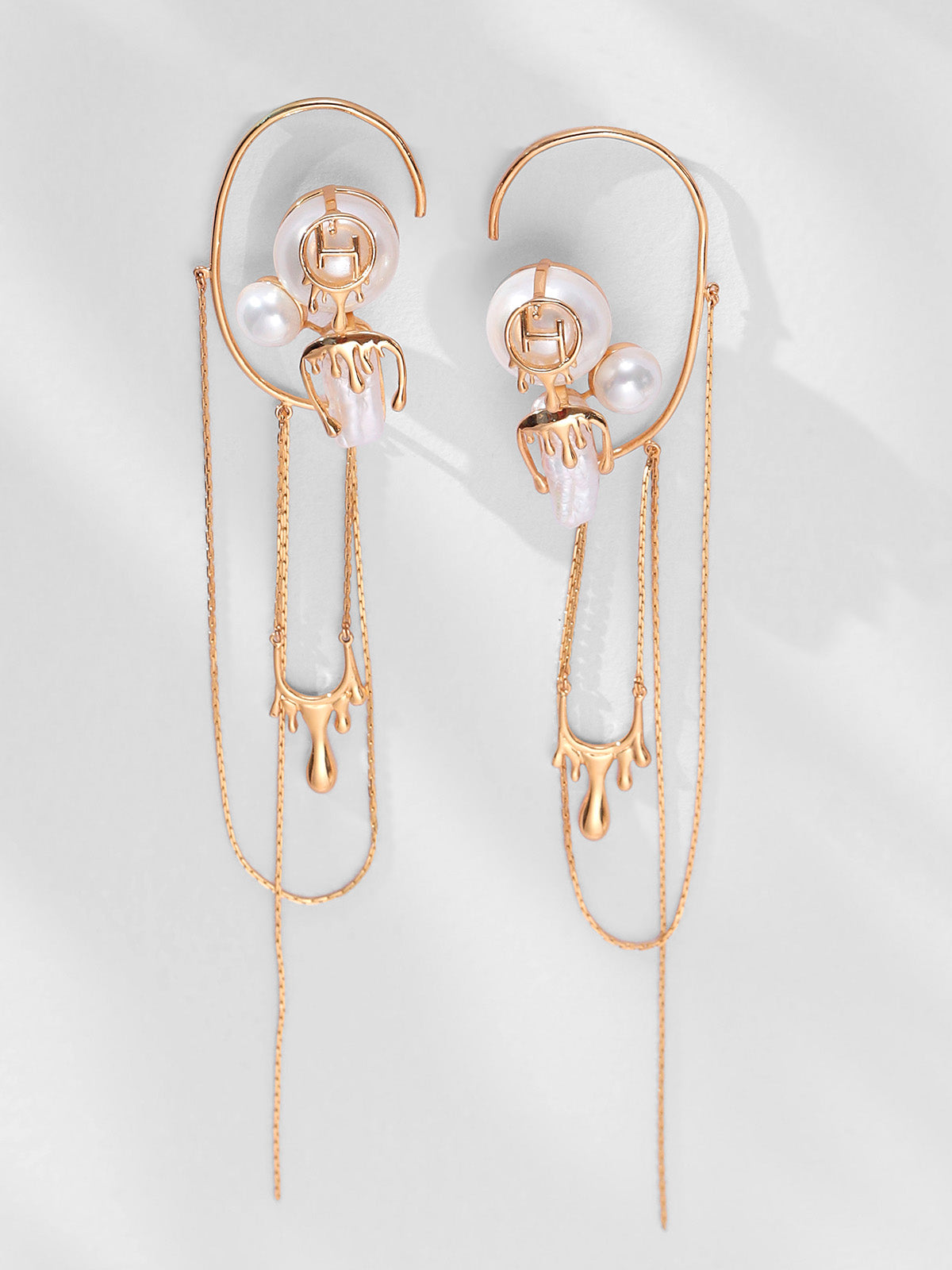 Drip Cascading Ear Cuffs