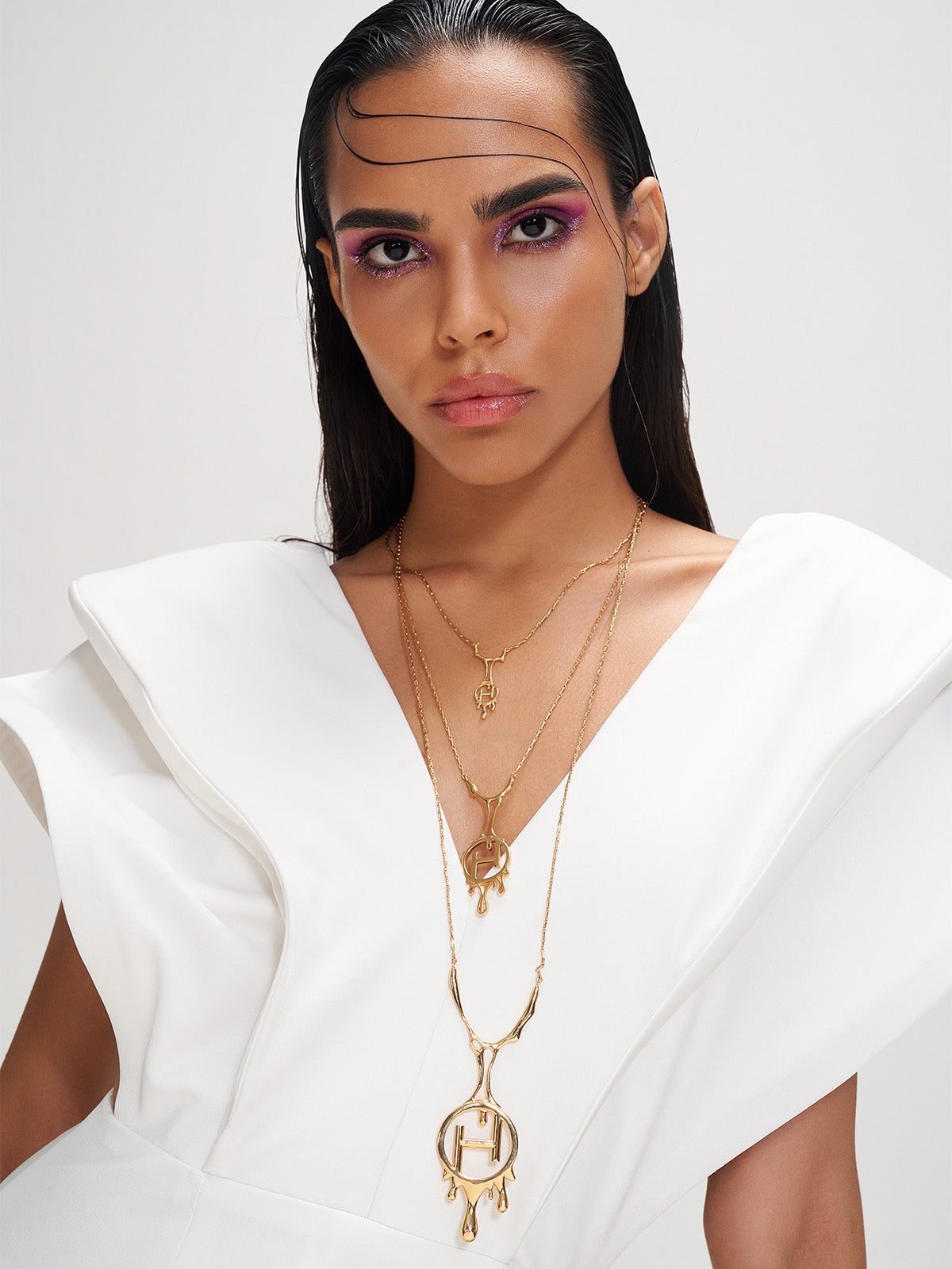 Dripping Layered Necklace