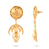 Skull Drop Statement Earrings