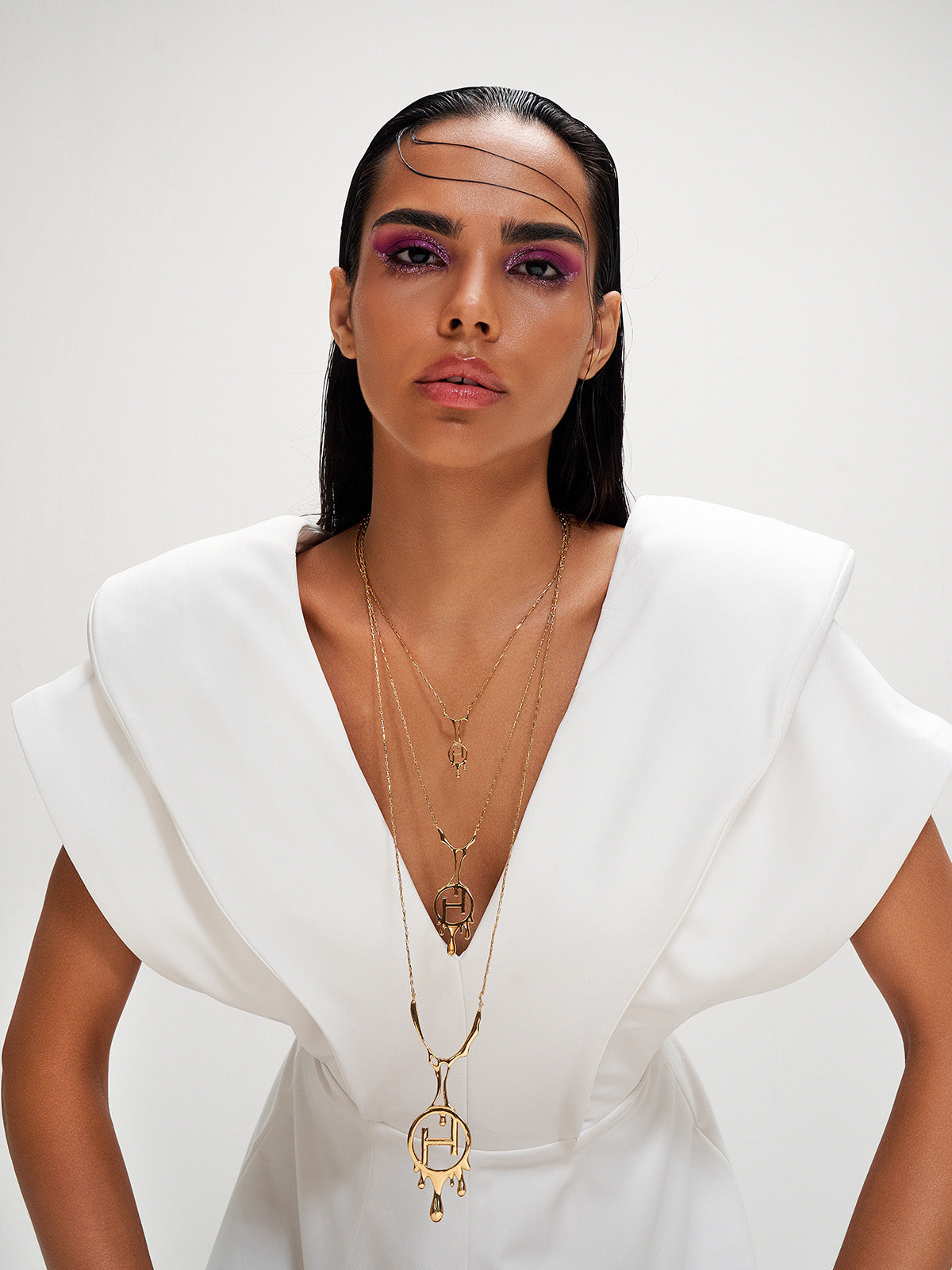 Dripping Layered Necklace