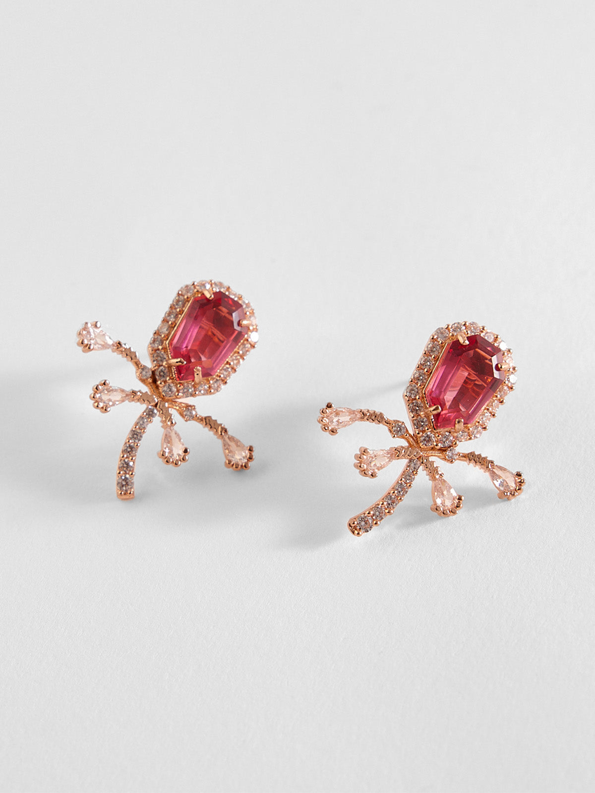 Floral Gem Mini Earcuffs