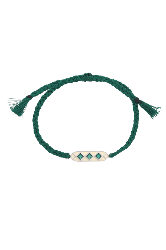 Orva thread Bracelet - Green