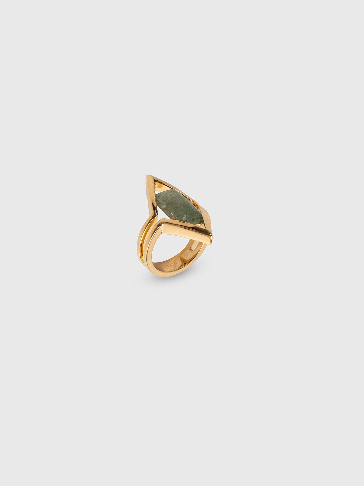 Eternal Kiwi Quartz Ring