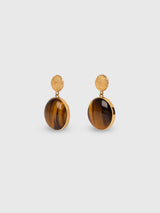 Tigers Eye Drop Studs