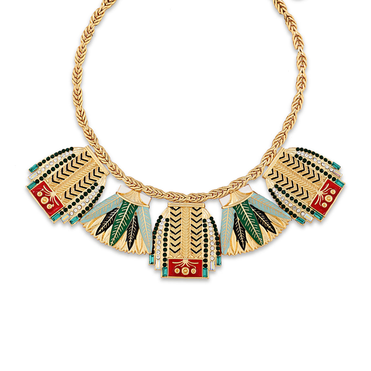 Studded Cleopatra Necklace