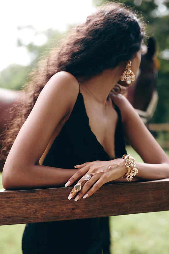 Wild Empress Hand Bracelet
