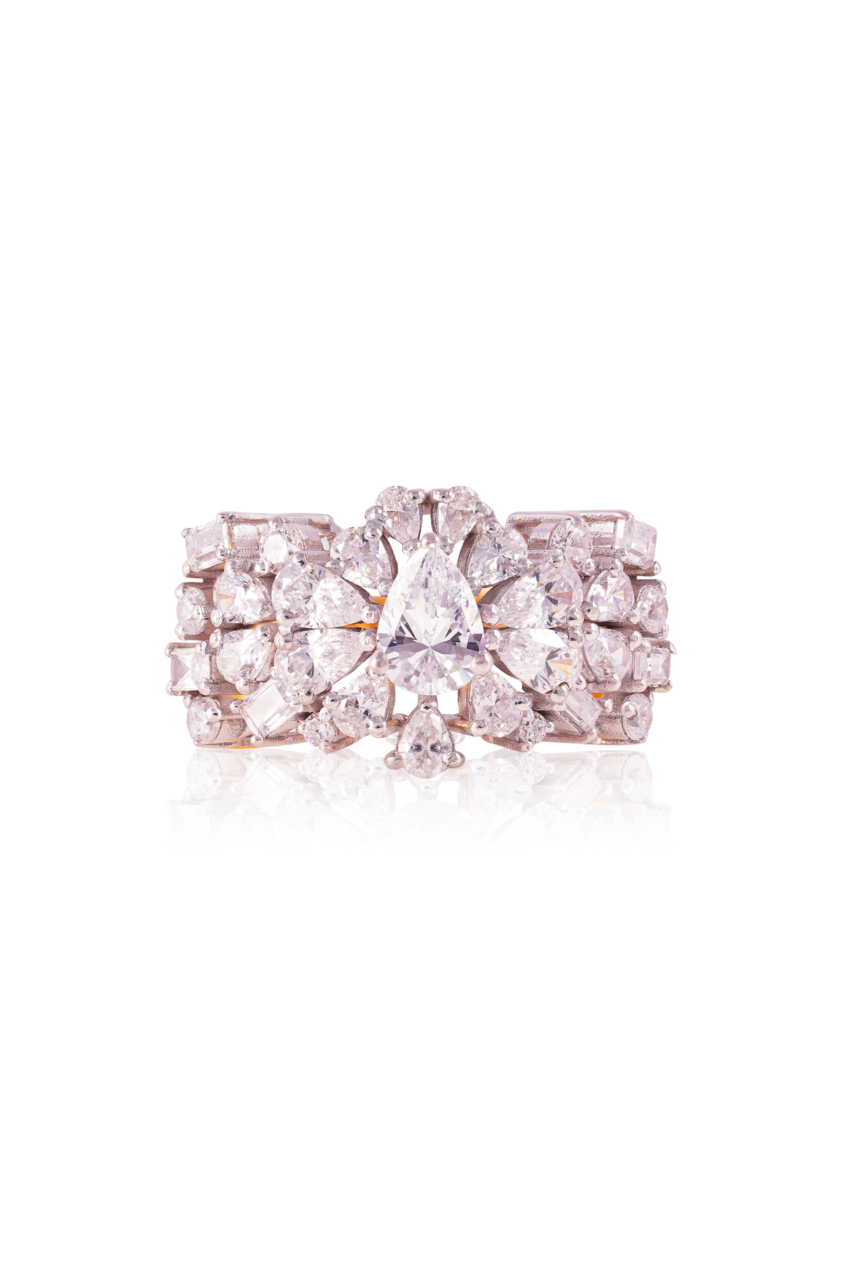 Glittering Horizon Ring