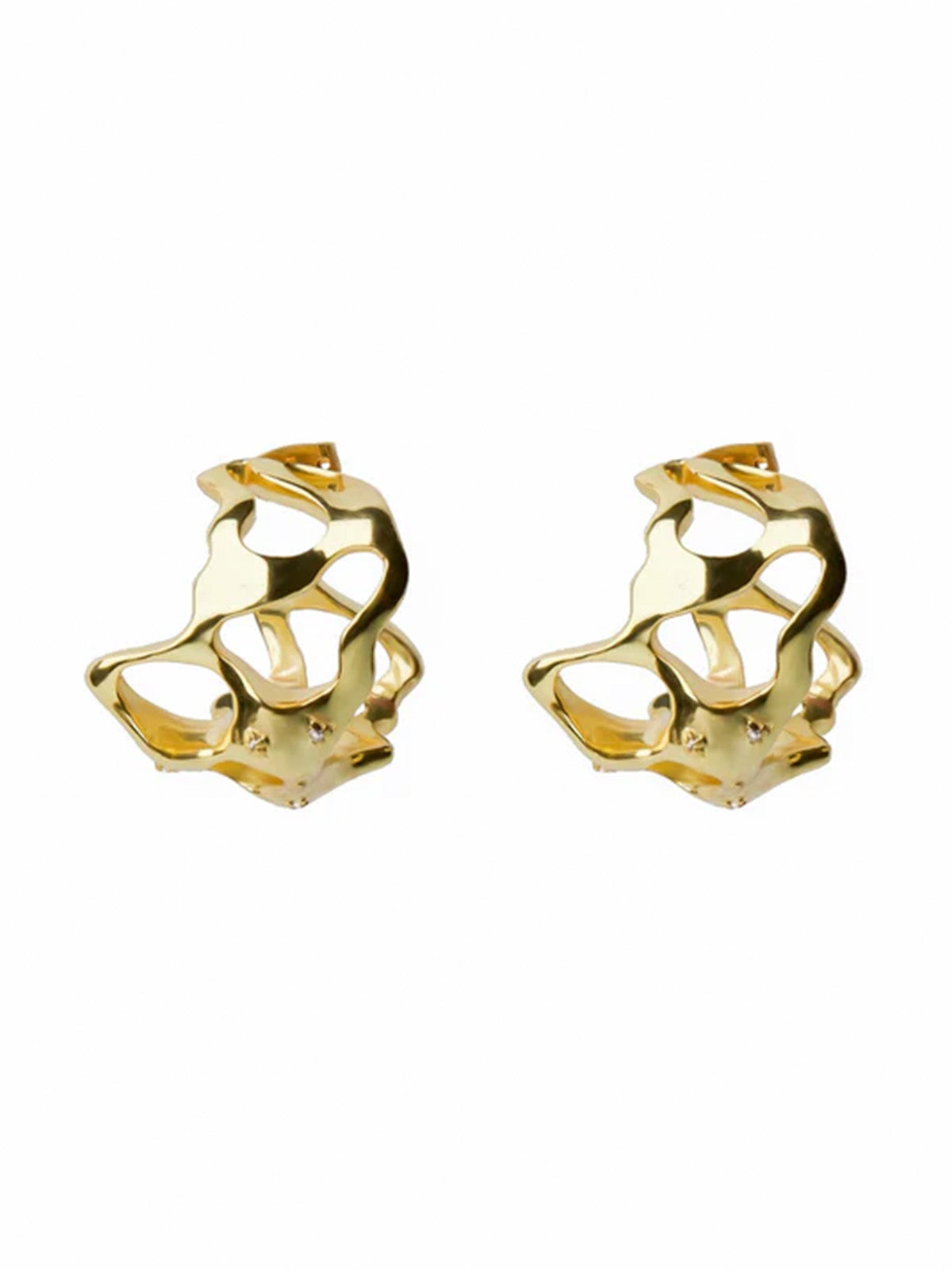Melting Gold Earrings