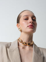 Chunky Oval Blob Necklace