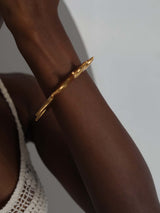 Gold Thorn Bangle