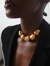 Chunky Gold Blob Necklace