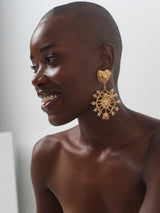 Statement Chunky Gold Earrings