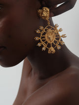 Statement Chunky Gold Earrings