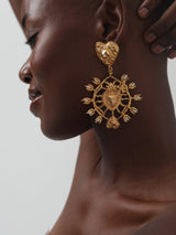 Statement Chunky Gold Earrings
