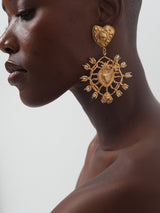 Statement Chunky Gold Earrings