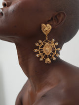 Statement Chunky Gold Earrings
