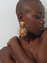 Statement Chunky Gold Earrings