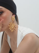 Statement Chunky Gold Earrings