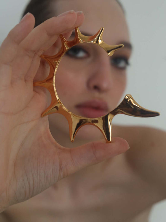 Gold Thorn Bangle
