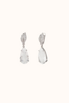 Clear Quartz Drop Earrings