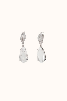  Clear Quartz Drop Earrings