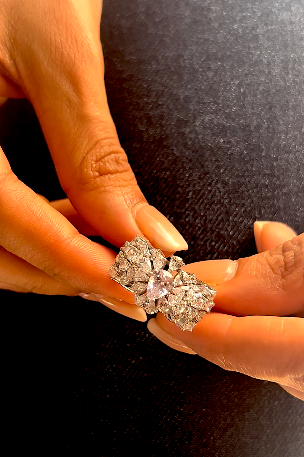 Glittering Horizon Ring
