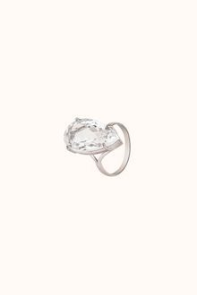  Clear Quartz Stacking Ring