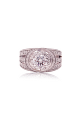 Meta Iris Solitaire Ring