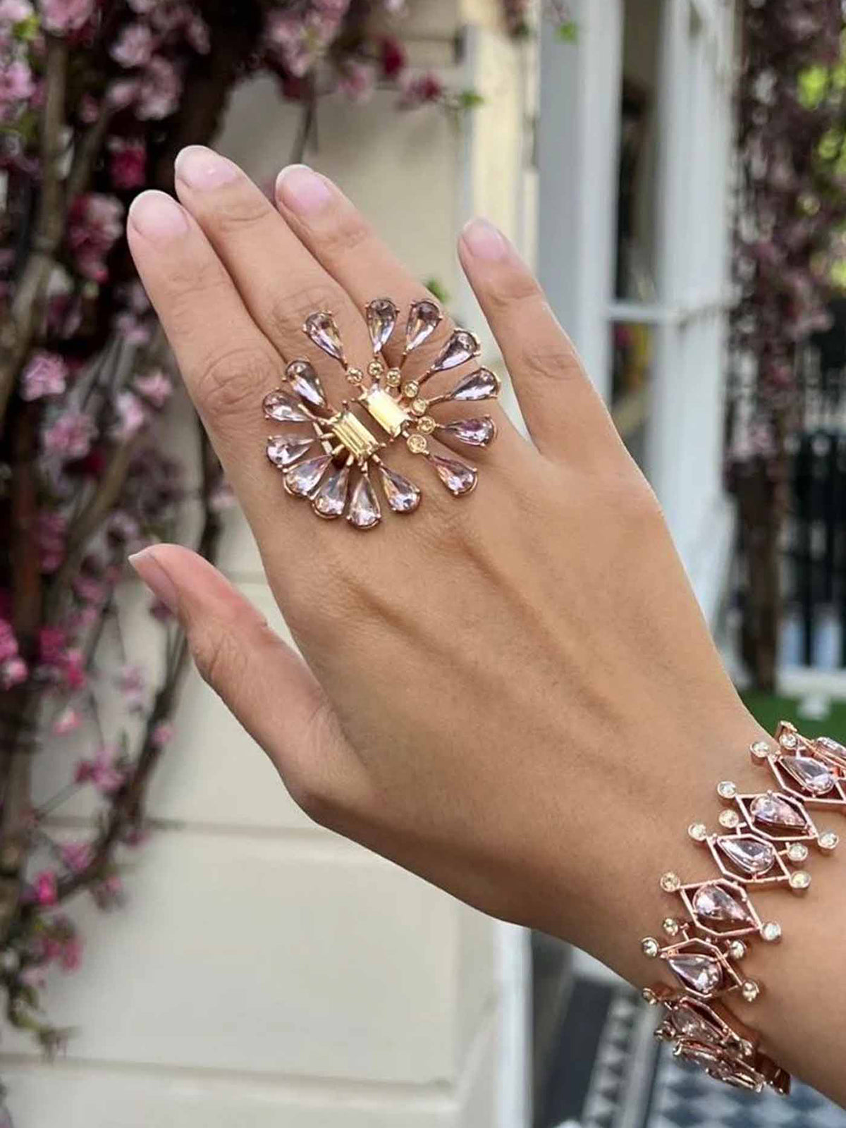 Crystal Splash Ring
