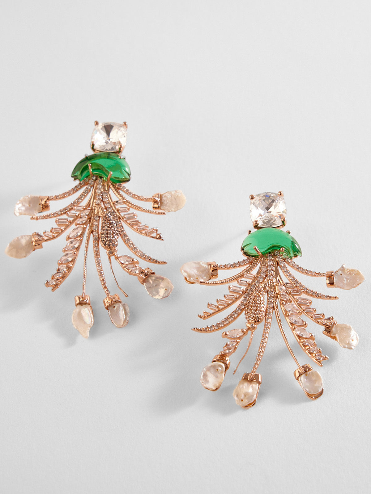 Flora Fan Earrings