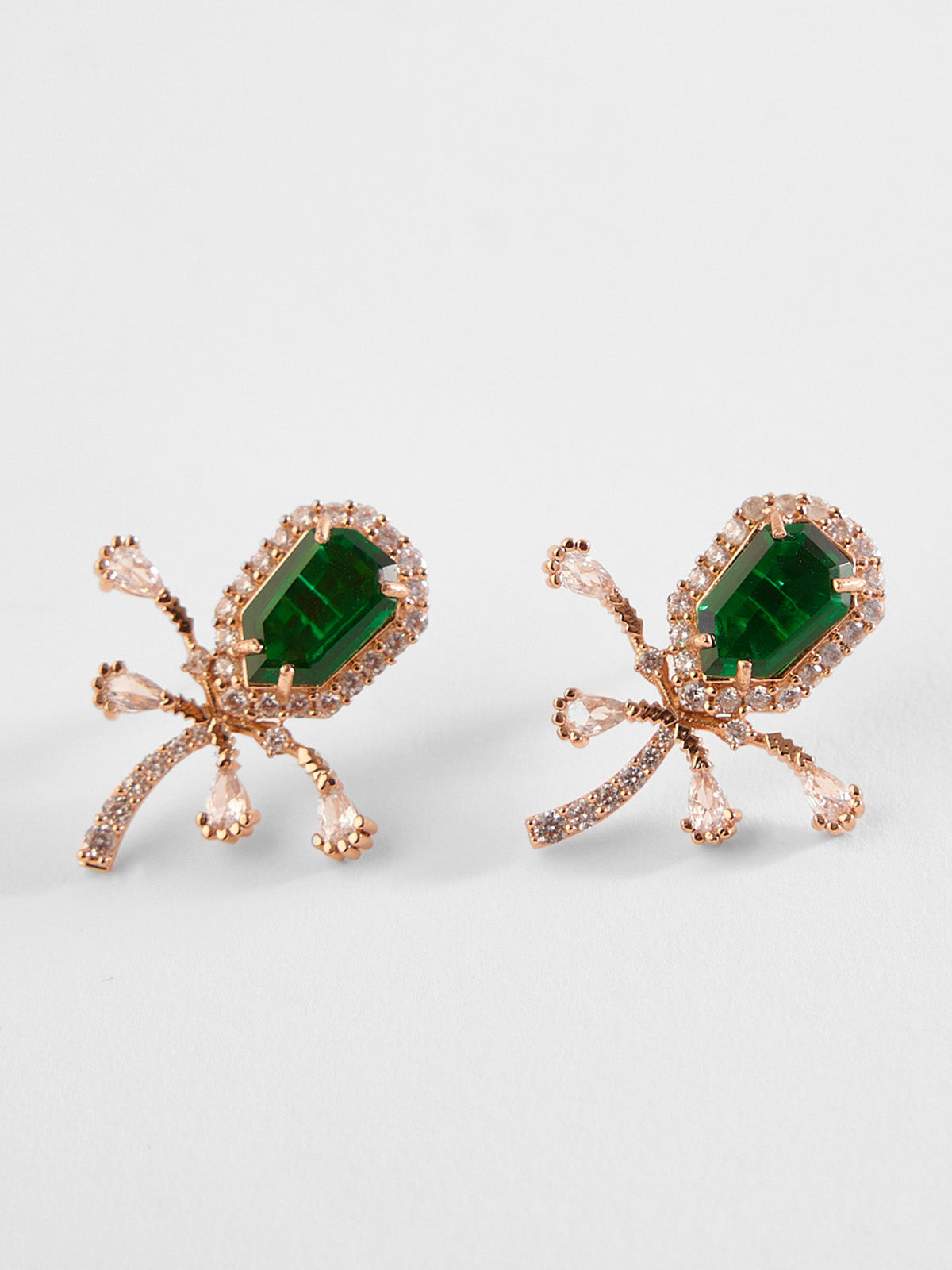 Floral Gem Mini Earcuffs