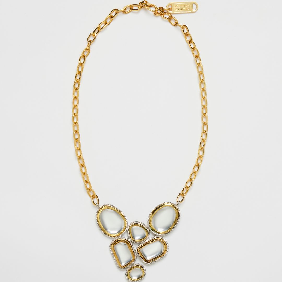 Polki Heart Necklace