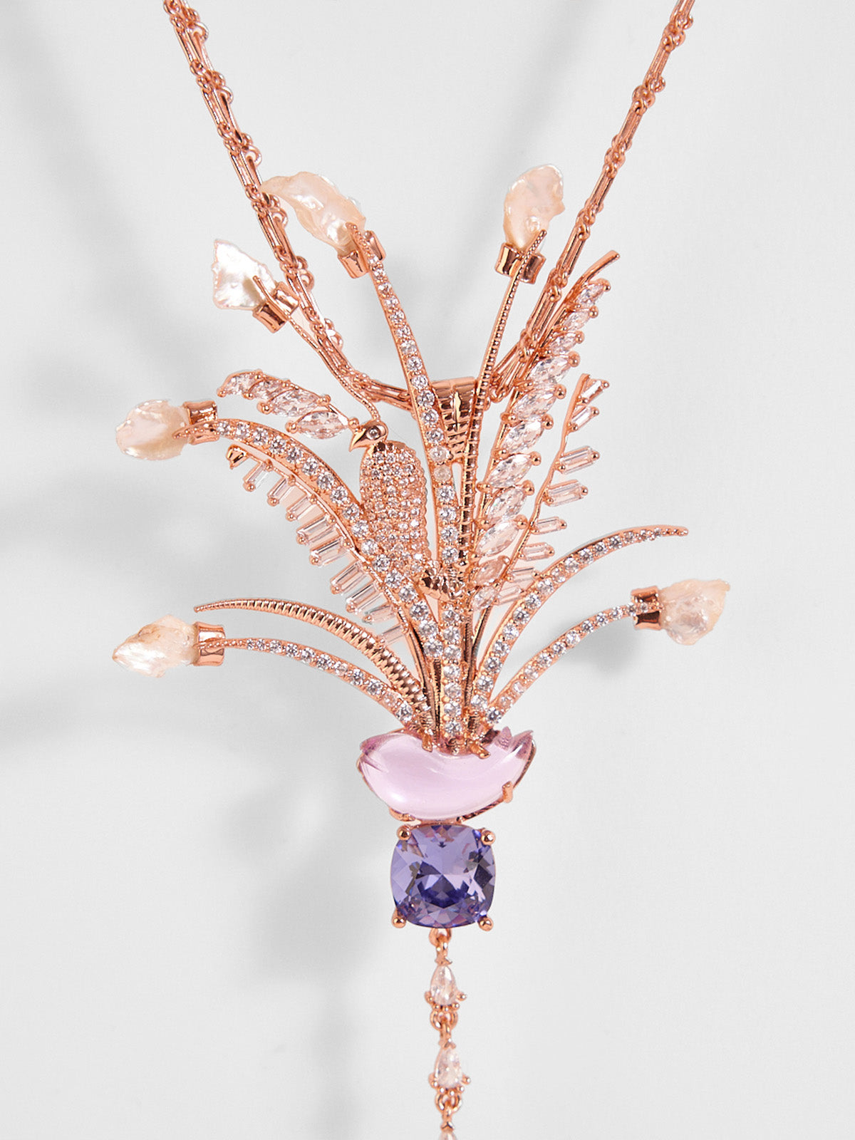 Sunset Palm Necklace