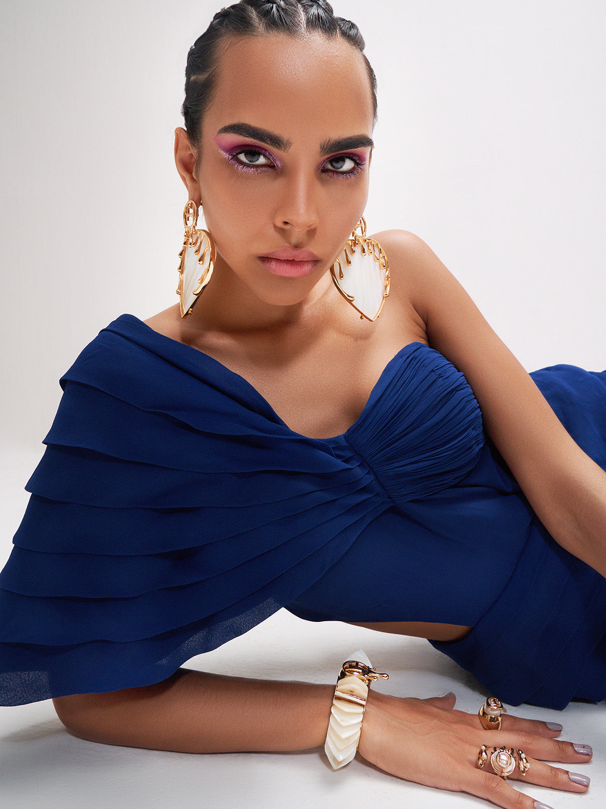 Heart Shell Maxi Earrings