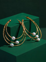 Pearl Flow Hoops