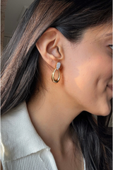ZORINA MEDIUM DOME EARRINGS