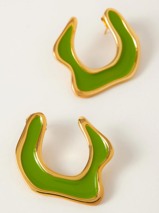Large U Shape Studs