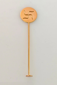  22K Gold Plated Swastik Tilak Stick