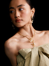 Pearl and Twig Statement Studs