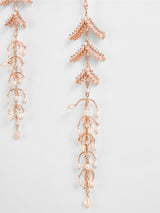 Kritika Kamra in Sunset Palm Danglers