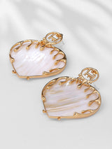 Heart Shell Maxi Earrings